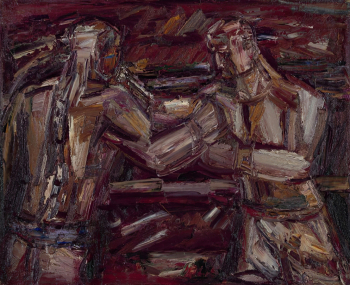 Камелин Юрий Викторович. Бокс. Холст, масло. 100х125. 2004. Московский музей современного искусства.