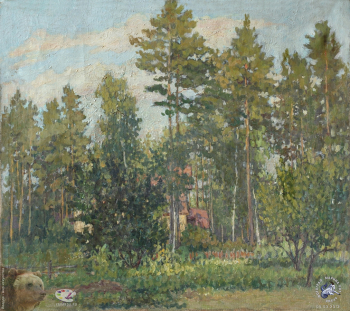 Этюд. Малаховка. Красная дача.
