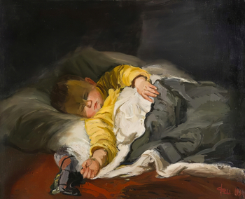 Шурпин Фёдор Саввич. Мой сын. Холст, масло. 64,6х79,6. 1934. Рязанский государственный областной художественный музей имени И.П.Пожалостина.