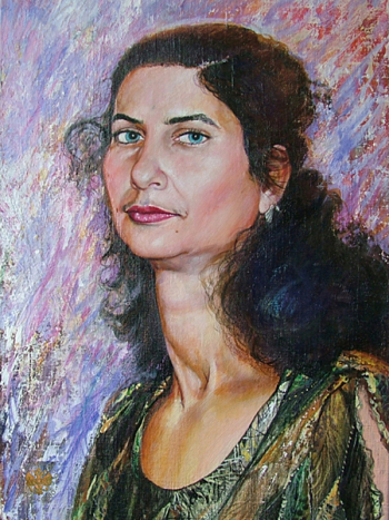 Попков Эдуард Николаевич. Гульбахор. Холст, масло. 40х60. 2007. Частное собрание.