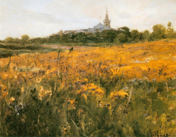Жузе Мальоа. Португальский пейзаж. Холст, масло. 22,5х27,5. 1908. Дом-музей доктора Анастасио Гонсалвеса.