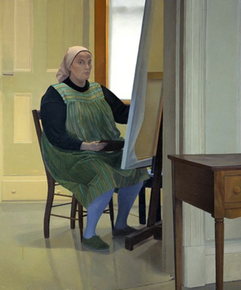 Кэтрин Мерфи. Автопортрет. Холст, масло. 1973. Частное собрание.
