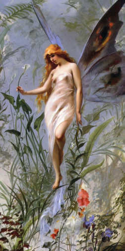 Луис Рикардо Фалеро. Фея лилии. Холст, масло. 1888. Частное собрание.