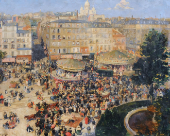 Андре Девамбез. Праздничная карусель. Холст, масло. 65,5х81. 1906. Национальный музей изящных искусств (Буэнос-Айрес).