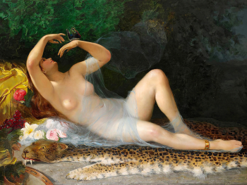 Людвиг Фрид. Одалиска. Холст, масло. 113х176. 1879. Частное собрание.