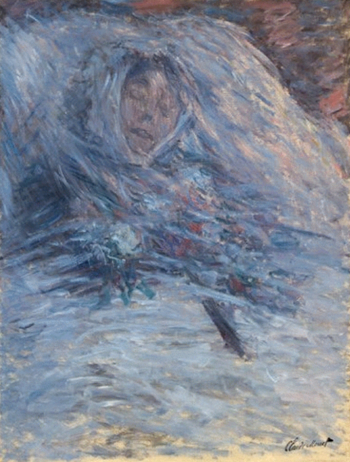 Клод Моне. Камилла на смертном одре. Холст, масло. 90х68. 1879. Музей Орсе.