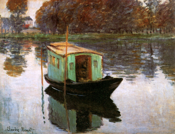 Клод Моне. Лодка. Холст, масло. 50х64. 1874. Музей Крёллер-Мюллер.