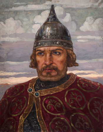 Ширякин Николай Михайлович. Александр Невский. Холст, масло. 86х66. 1943. Вологодский государственный историко-архитектурный и художественный музей-заповедник.