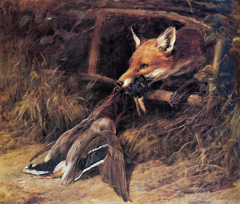 Хейвуд Гарди. Возвращение в логово. Холст, масло. 1896. Частное собрание.