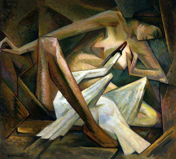 Ежи Хулевич. Леда и лебедь. Холст, масло. 90х100. 1928. Национальный музей (Варшава).
