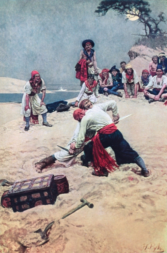 Говард Пайл. Кто будет капитаном? Холст, масло. 1911. Художественный музей Делавэра.