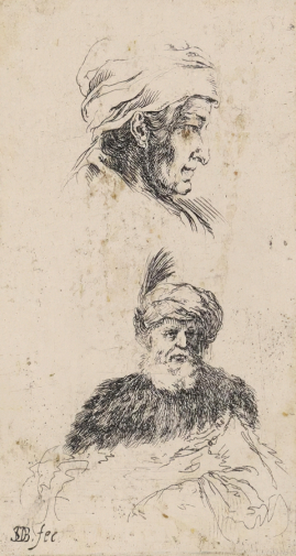 Стефано делла Белла. Грифонаж. Бумага, рисунки. 1640-е. Государственный музей изобразительных искусств имени А.С.Пушкина.