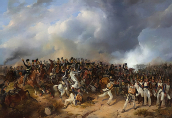 Шульц Карл Карлович. Битва. Холст, масло. 104х146. 1843. Иркутский областной художественный музей имени В.П.Сукачева.