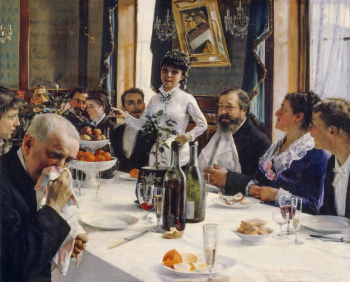 Гуннар Берндтсон. Песня невесты. Холст, масло. 66х82,5. 1881. Художественный музей `Атенеум` в Хельсинки.