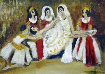 Лосев Сергей Сергеевич. Невеста. Холст, масло. 49,5х69,5. 2001. Ивановский областной художественный музей.