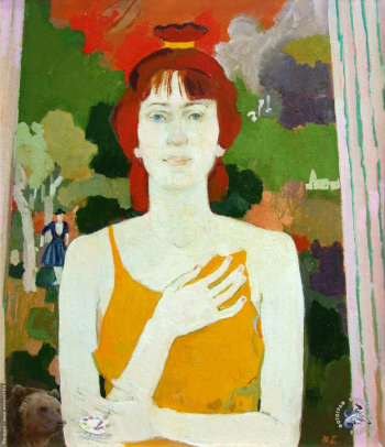 Бурджелян Юрий Константинович. Поэт. Холст, масло. 61х55. 2004. Частное собрание.