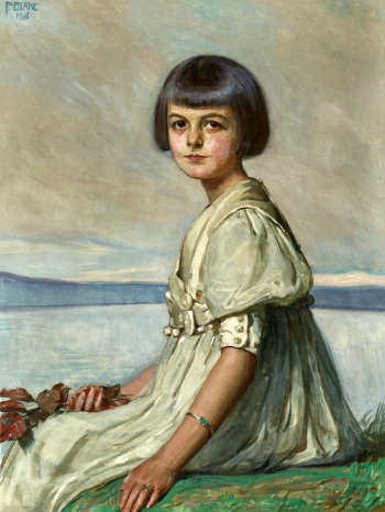 Пьер Блан. Портрет юной девушки. Холст, масло. 1916. Вилла Вобан.