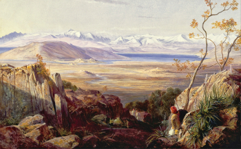 Эдвард Лир. Бутринти, Албания. Холст, масло. 34,3х54,6. 1861. Йельский центр британского искусства.