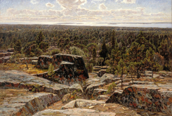 Виктор Вестерхольм. Аланды. Холст, масло. 136,5х200. 1896. Финская национальная галерея.