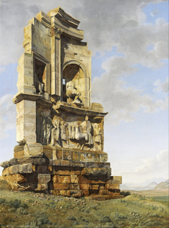 Джованни Баттиста Лузьери. Памятник Филопаппу, Афины. Холст, масло. 82,5х62,2. 1805. Национальная галерея Шотландии.