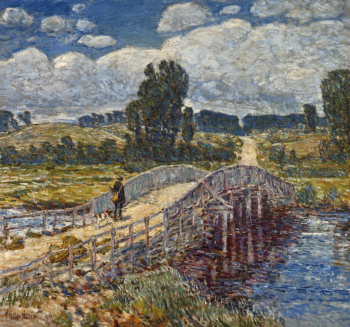 Чайльд Гассам. Мост у Олд Лайма. Холст, масло. 60х65,1. 1908. Музей искусств Джорджии.