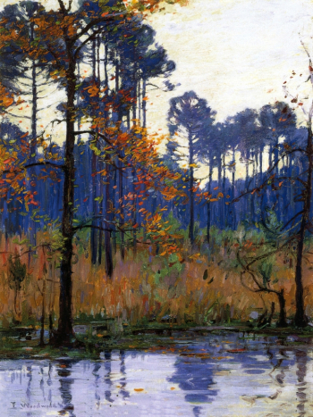 Эллсворт Вудворд. Зима в Южной Луизиане. Холст, масло. 60,9х45,7. 1911. Частная коллекция.