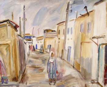 Разгулин Виктор Николаевич. Улица в Бухаре. Холст, масло. 65х80. 1986. Алупкинский дворцово-парковый музей-заповедник.