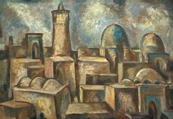 Ратнер Герман Львович. Бухара. Холст, масло. 67х96. 1970-е. Тульский музей изобразительных искусств.