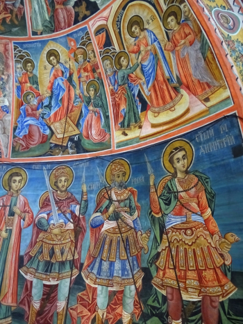 Захарий Зограф. Роспись в Преображенском монастыре в Велико-Тырново. Неизвестный фотограф.