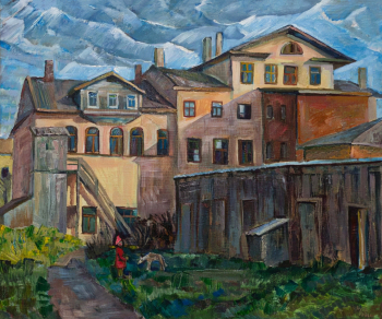 Нуйя Тамара Тойвовна. Бабье лето. Холст, масло. 60х80. 1991. Вологодский государственный историко-архитектурный и художественный музей-заповедник.