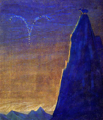 Чюрлёнис Микалоюс Константинас. Овен. Бумага, темпера. 1907. Национальный художественный музей имени М.К.Чюрлёниса.
