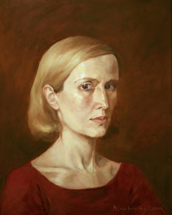 Майя Хилл (Майя Дзартовска). Автопортрет. Холст, масло. 2002. Частное собрание.