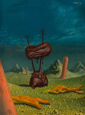 Йохфра Боссхарт. Пейзаж. Холст, масло. 50,8х40,6. 1943. Частная коллекция.