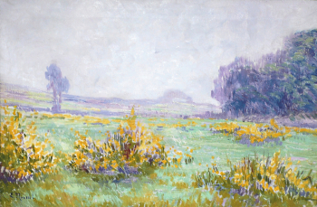 Эжен Муссе. Пейзаж. Холст, масло. 40х60. Галерея Ганеша (Люксембург).