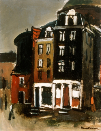 Йозеф Куттер. Амстердам. Картон, масло. 43,5х34,5. 1934-1935. Национальный музей истории и искусства (Люксембург).