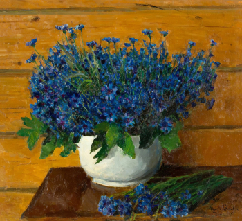 Грабарь Игорь Эммануилович. Васильки. Июнь. Холст, масло. 66,5х74. 1937. Севастопольский художественный музей имени Михаила Павловича Крошицкого.