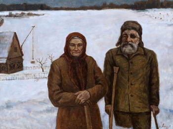 Антипов Константин Степанович. Итог жизни. Холст, масло. 100х120. 1972. Центральный музей Великой Отечественной войны 1941-1945 гг.