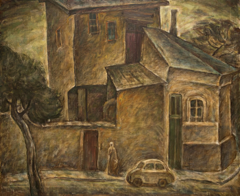 Фризен Альфред Петрович. Татарский дом в Симферополе. Холст, масло. 75х90. 1990. Государственный художественный музей Алтайского края.