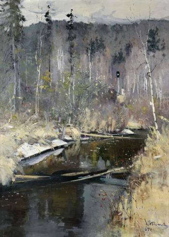 Рогаль Виталий Сергеевич. В глубине тайги. Холст, масло. 95х68. 1961. Иркутский областной художественный музей имени В.П.Сукачева.