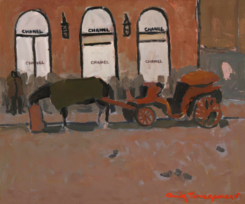 Тимергалеев Амир Мухамович. Флоренция. Картон, масло. 50х60. 2007. Московский музей современного искусства.