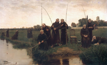 Уолтер Денди Садлер. Четверг. Холст, масло. 86,4х141. 1880. Британская галерея Тейт.