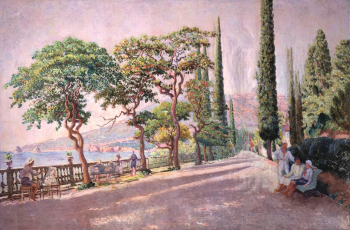 Машков Илья Иванович. Артек. Холст, масло. 160х242. 1934. Волгоградский музей изобразительных искусств имени И.И.Машкова.