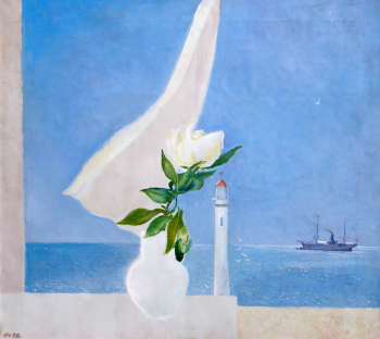 Нисский Георгий Григорьевич. Магнолия. Холст, масло. 65,5х72,9. 1932. Музей изобразительных искусств (Комсомольск-на-Амуре).