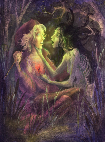 Екатерина Борисова. Мавка. Холст, масло. 2019. Собрание автора.