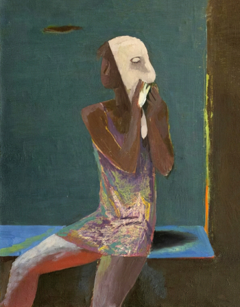 Акопян Грачик Николаевич. Маска. Холст, масло. 48,5х38,5. 1982. Калининградский областной музей изобразительных искусств.