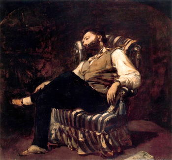 Рамон Марти-и-Альсина. Сиеста. Холст, масло. 53х56. 1884. Национальный музей искусства Каталонии.
