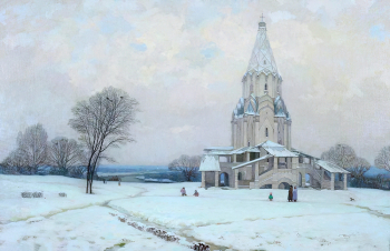 Шадчнева Мария Ильинична. Жемчужина Москвы. Коломенское. Холст, масло. 111х170. 2016. Новосибирский государственный художественный музей.
