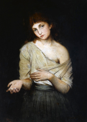 Иоаннис Дукас. Милостыня. Холст, масло. 99х71. 1875. Частная коллекция.
