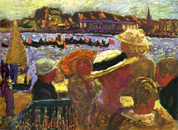 Пьер Боннард. Пикник в Гамбурге. Холст, масло. 101,6х129,2. 1912. Художественный музей Карнеги.