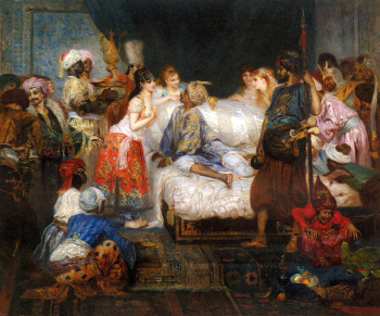 Фернан Кормон. Гарем. Холст, масло. 1877. Художественно-исторический музей Нарбонны.